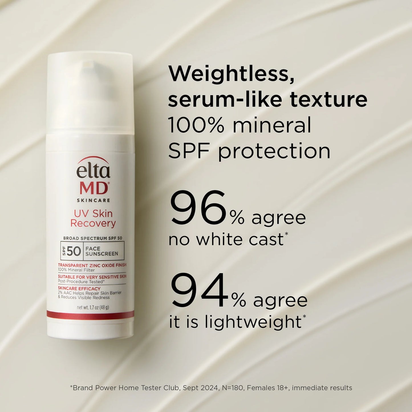 EltaMD UV Skin Recovery Broad Spectrum SPF 50 Face Sunscreen